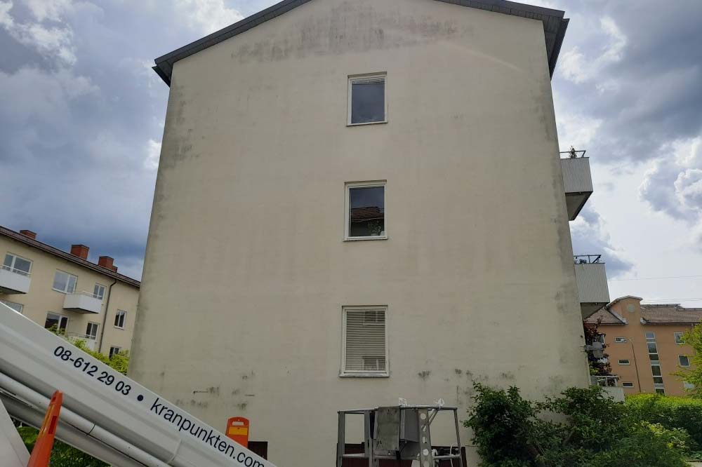 Rengöring av fasad