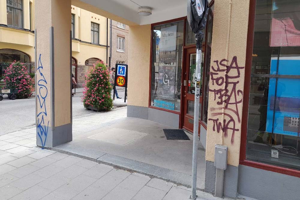 Rengöring av klotter